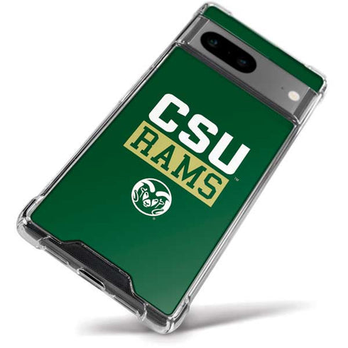 Colorado State University CSU Rams Google Pixel 8a Clear Case